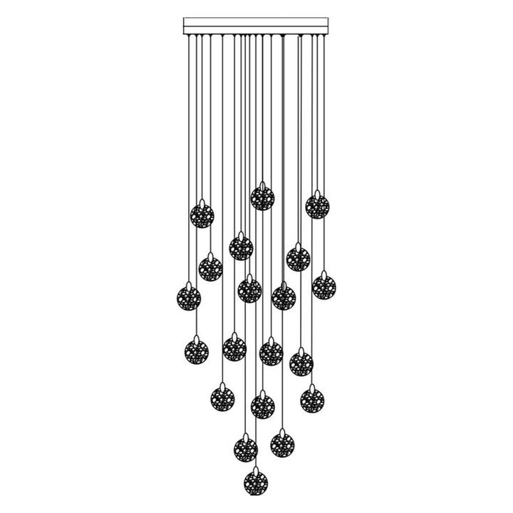 Artcraft Canada - AC12155BB - LED Chandelier - Snowflake - Satin Brass