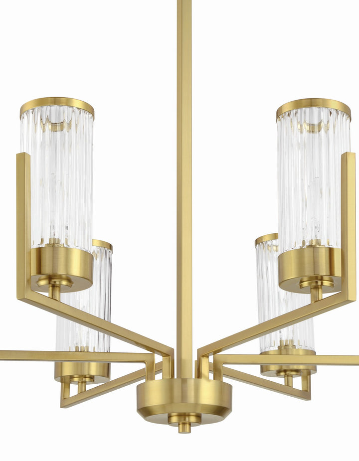 Craftmade Canada - 60126-SB - Six Light Chandelier - Whittley - Satin Brass