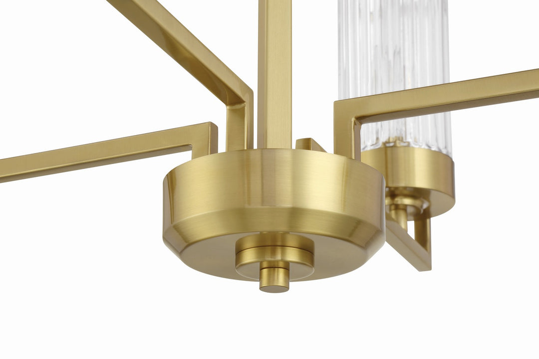 Craftmade Canada - 60126-SB - Six Light Chandelier - Whittley - Satin Brass
