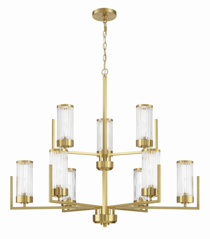 Craftmade Canada - 60129-SB - Nine Light Chandelier - Whittley - Satin Brass