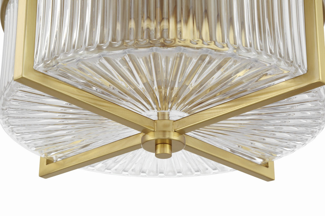 Craftmade Canada - 60183-SB - Three Light Flushmount - Whittley - Satin Brass
