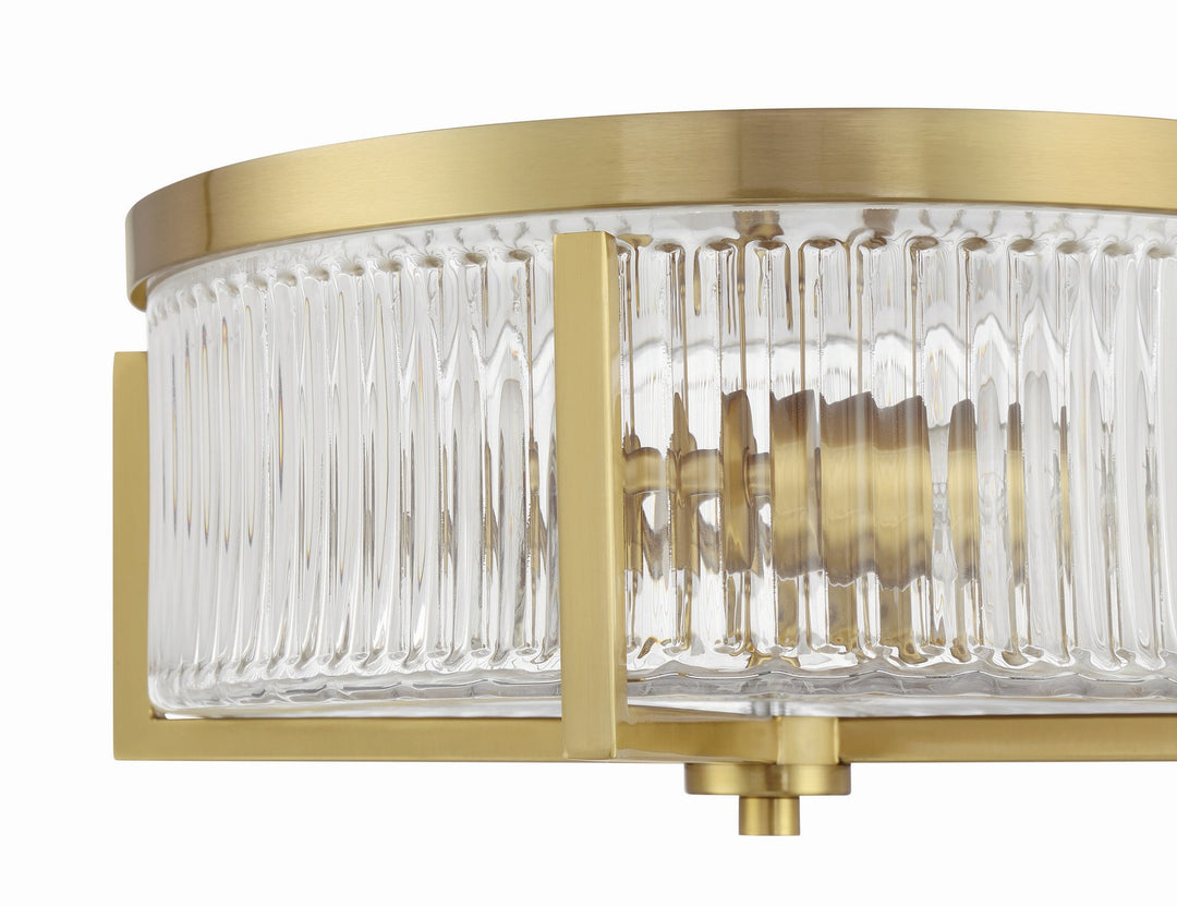 Craftmade Canada - 60183-SB - Three Light Flushmount - Whittley - Satin Brass