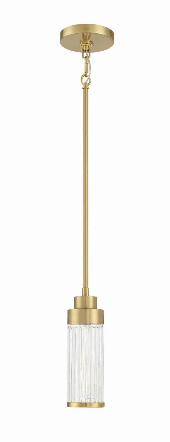 Craftmade Canada - 60191-SB - One Light Mini Pendant - Whittley - Satin Brass