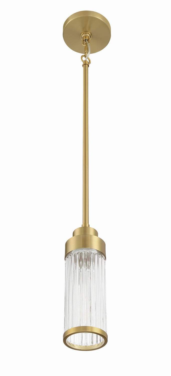 Craftmade Canada - 60191-SB - One Light Mini Pendant - Whittley - Satin Brass