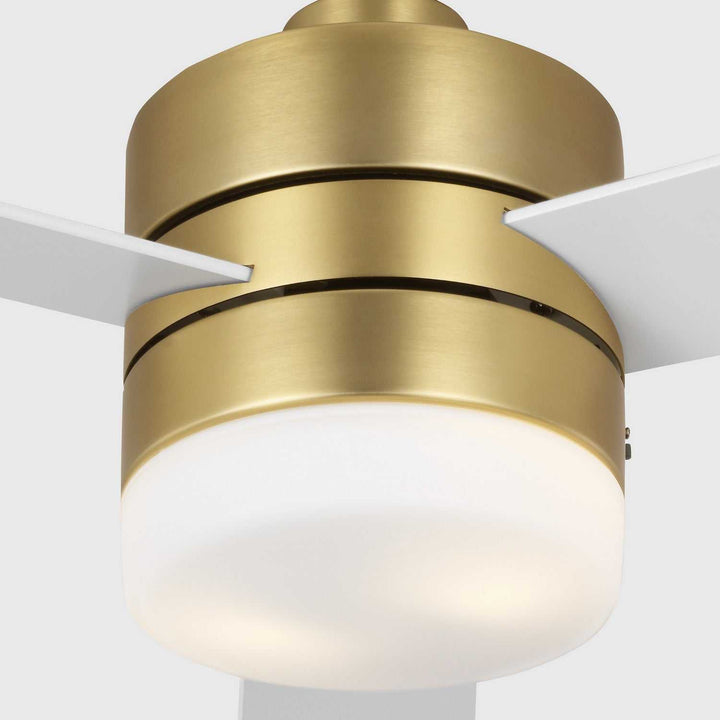 Era 52 LED 52" Ceiling Fan in Burnished Brass Generation Lighting Canada