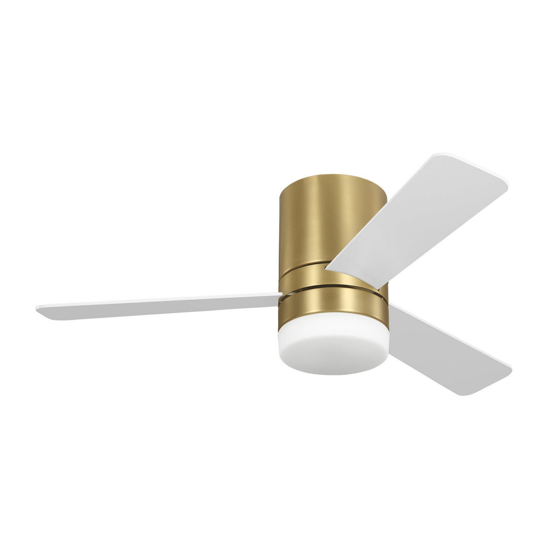 Era 44 Hugger LED 44" Ceiling Fan in Burnished Brass Generation Lighting Canada