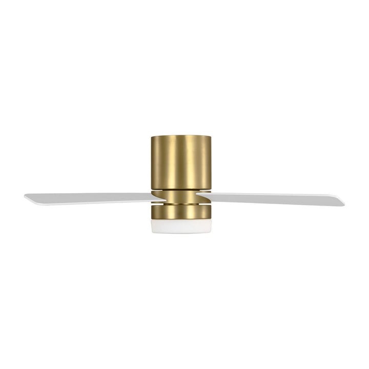 Era 44 Hugger LED 44" Ceiling Fan in Burnished Brass Generation Lighting Canada
