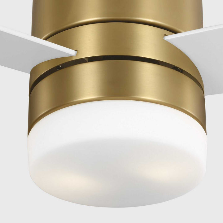 Era 44 Hugger LED 44" Ceiling Fan in Burnished Brass Generation Lighting Canada