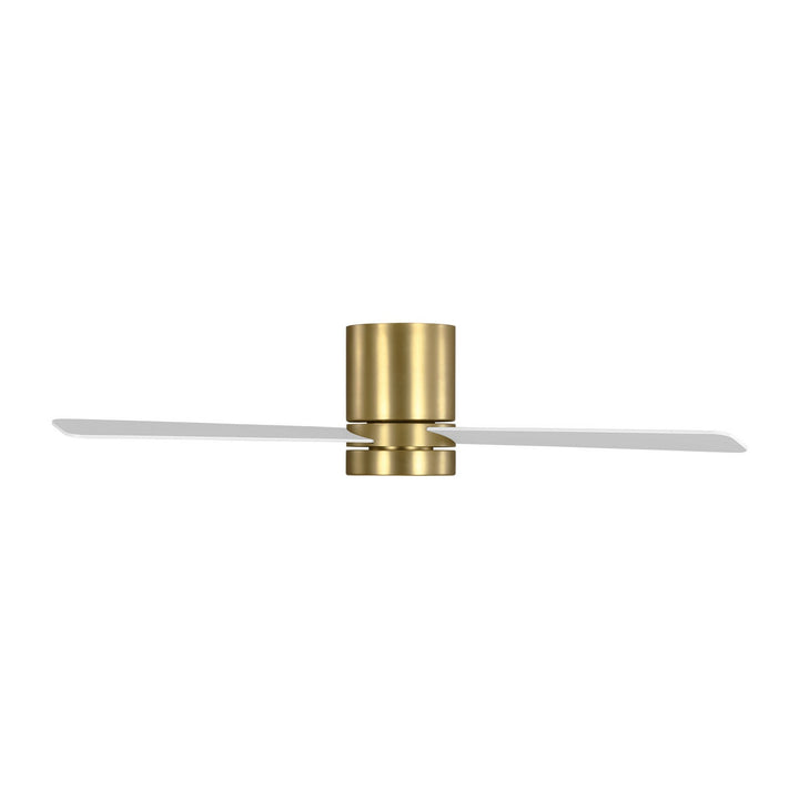Era 52 Hugger LED 52" Ceiling Fan in Burnished Brass Generation Lighting Canada