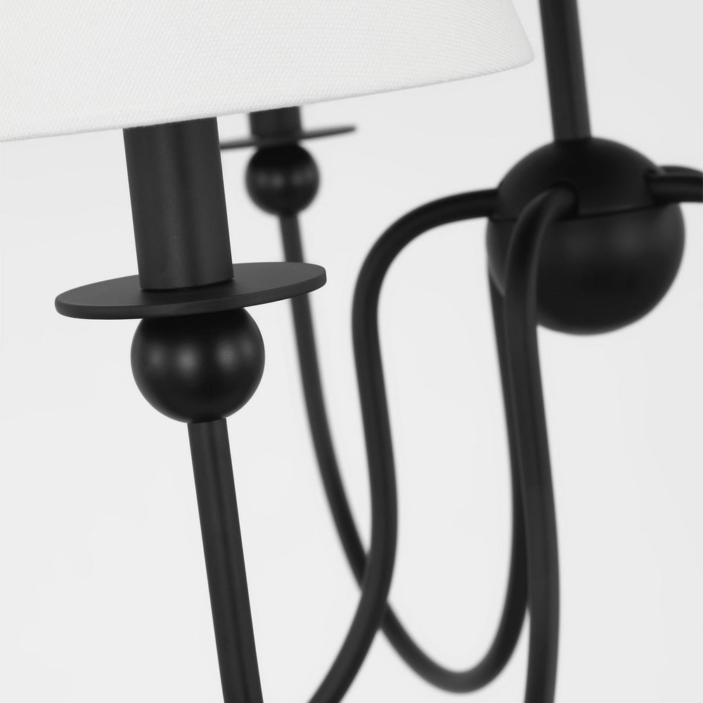 Visual Comfort Studio Canada - DJC1255MBK - Five Light Chandelier - Elsay - Midnight Black