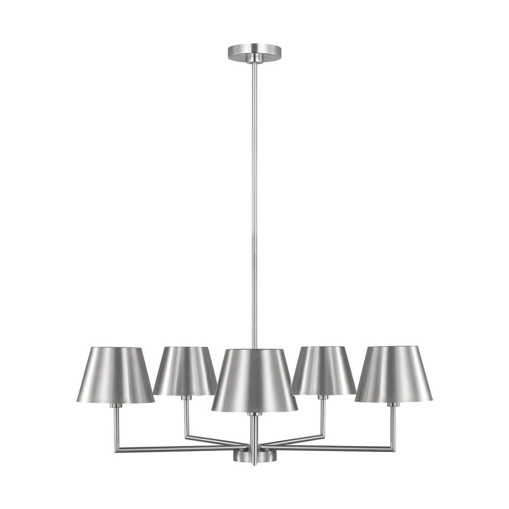 Visual Comfort Studio Canada - DJC1265BS - Five Light Chandelier - Ender - Brushed Nickel