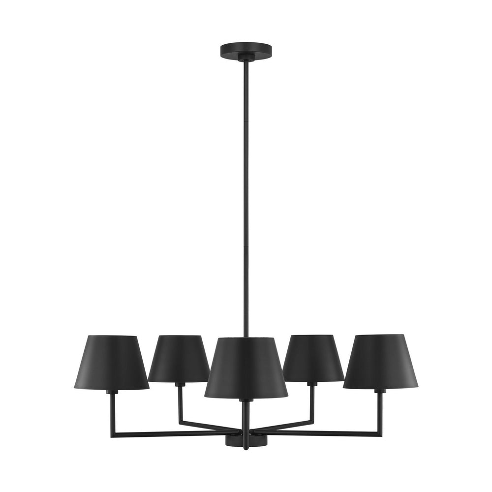 Visual Comfort Studio Canada - DJC1265MBK - Five Light Chandelier - Ender - Midnight Black