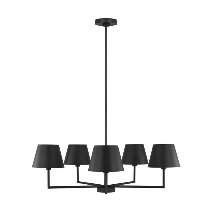 Visual Comfort Studio Canada - DJC1265MBK - Five Light Chandelier - Ender - Midnight Black