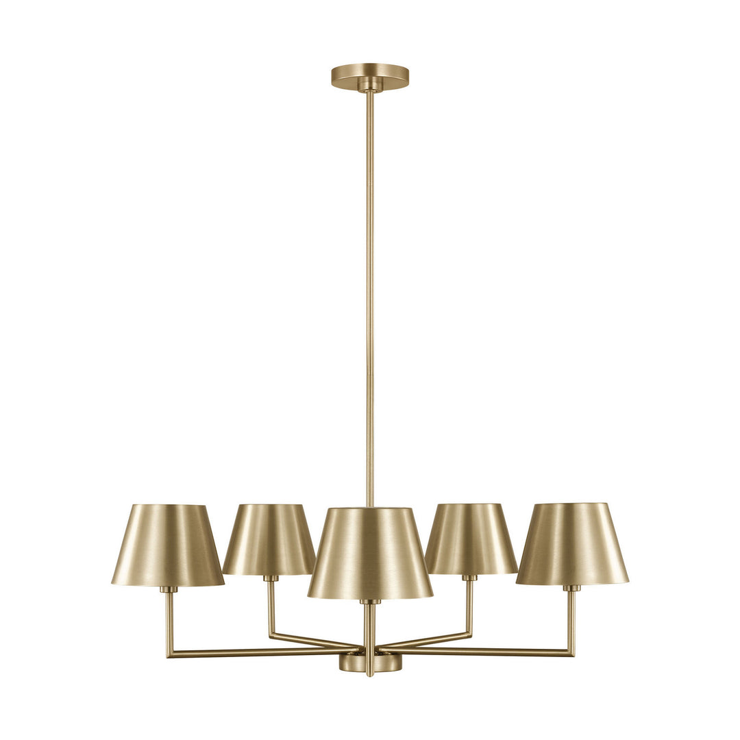 Visual Comfort Studio Canada - DJC1265SB - Five Light Chandelier - Ender - Satin Brass