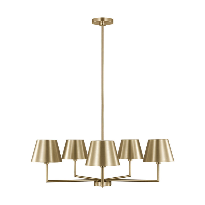 Visual Comfort Studio Canada - DJC1265SB - Five Light Chandelier - Ender - Satin Brass