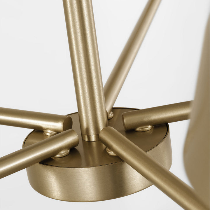 Visual Comfort Studio Canada - DJC1265SB - Five Light Chandelier - Ender - Satin Brass