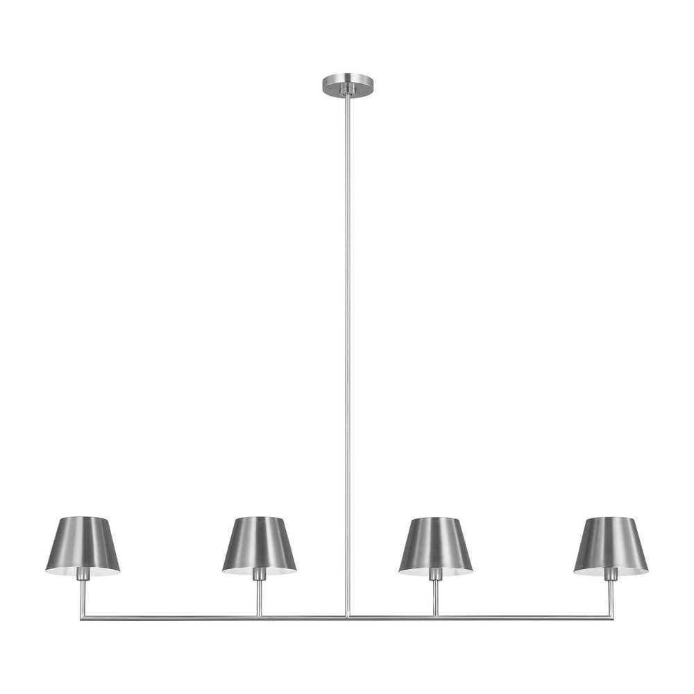Visual Comfort Studio Canada - DJC1274BS - Four Light Linear Chandelier - Ender - Brushed Nickel
