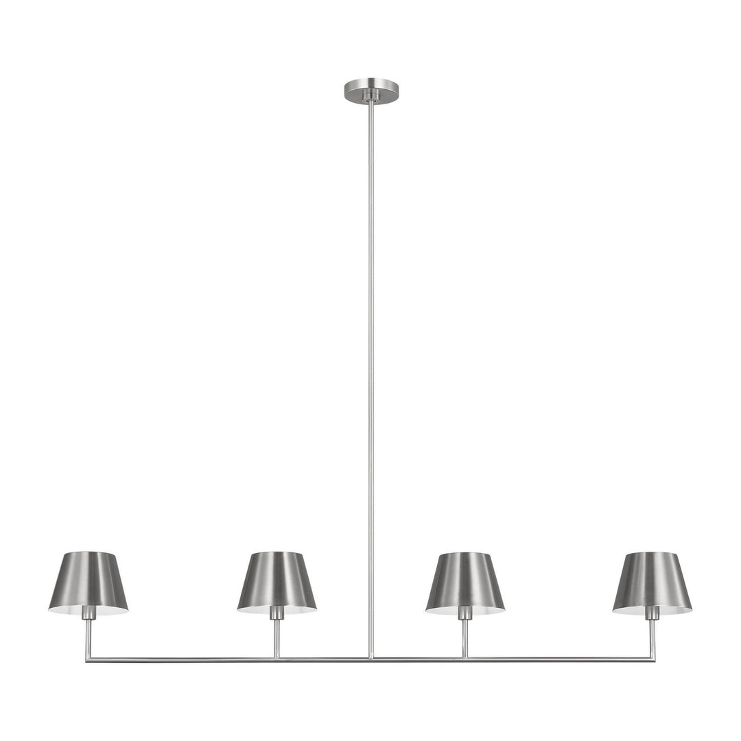 Visual Comfort Studio Canada - DJC1274BS - Four Light Linear Chandelier - Ender - Brushed Nickel