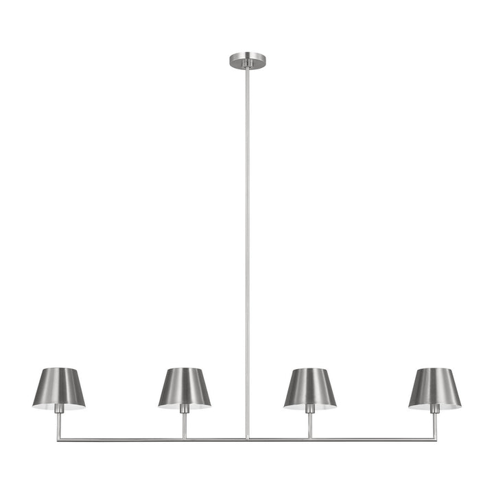 Visual Comfort Studio Canada - DJC1274BS - Four Light Linear Chandelier - Ender - Brushed Nickel