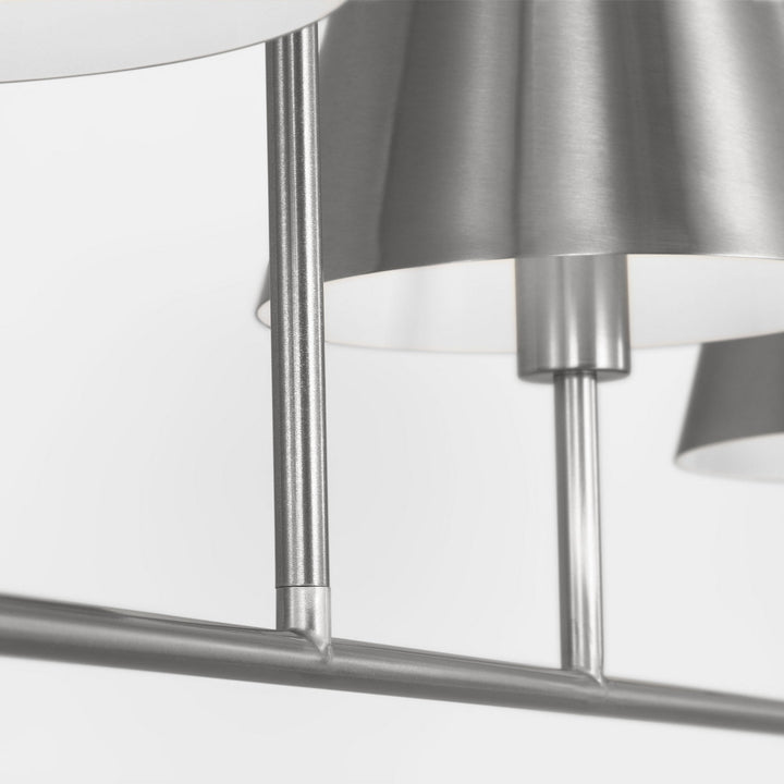 Visual Comfort Studio Canada - DJC1274BS - Four Light Linear Chandelier - Ender - Brushed Nickel
