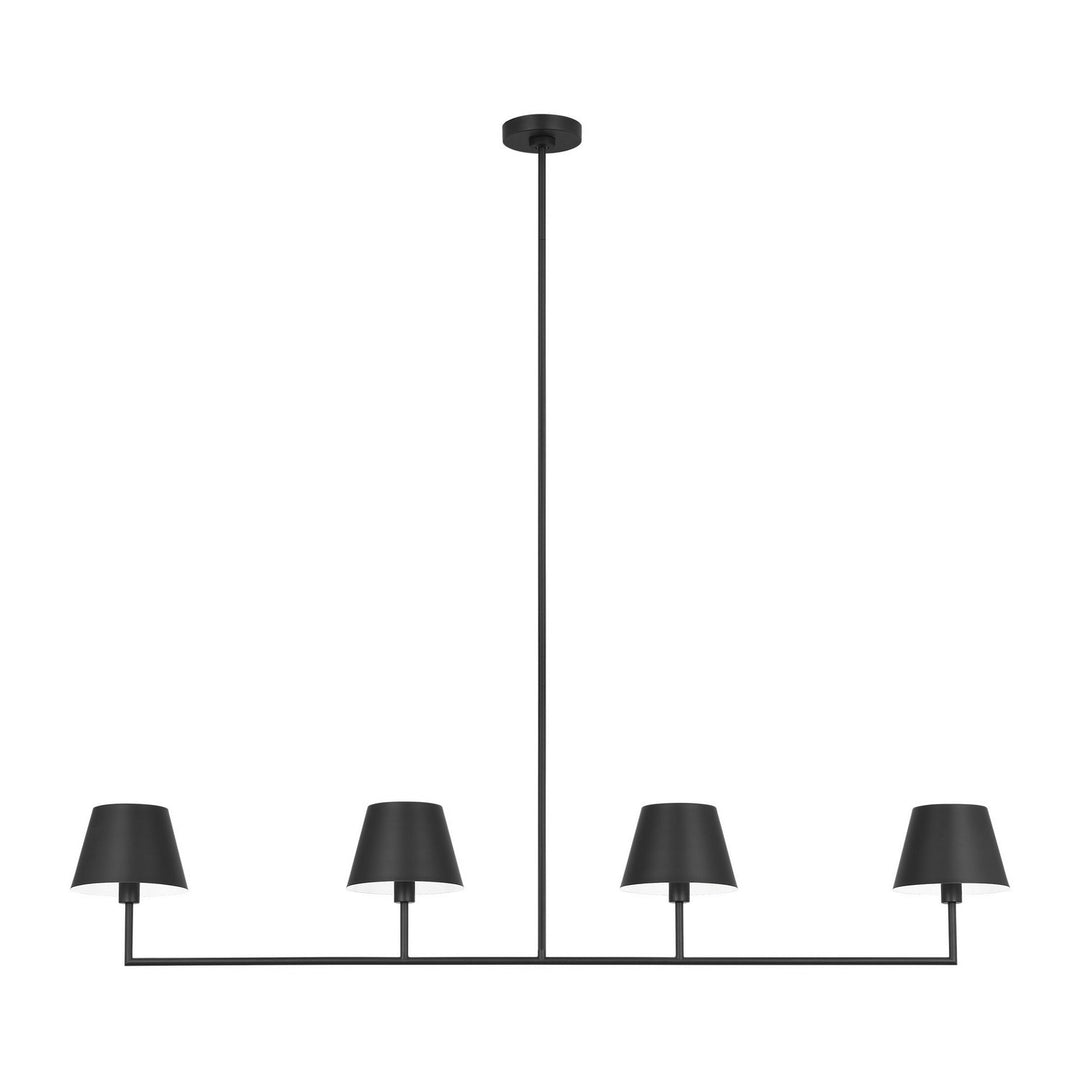 Visual Comfort Studio Canada - DJC1274MBK - Four Light Linear Chandelier - Ender - Midnight Black