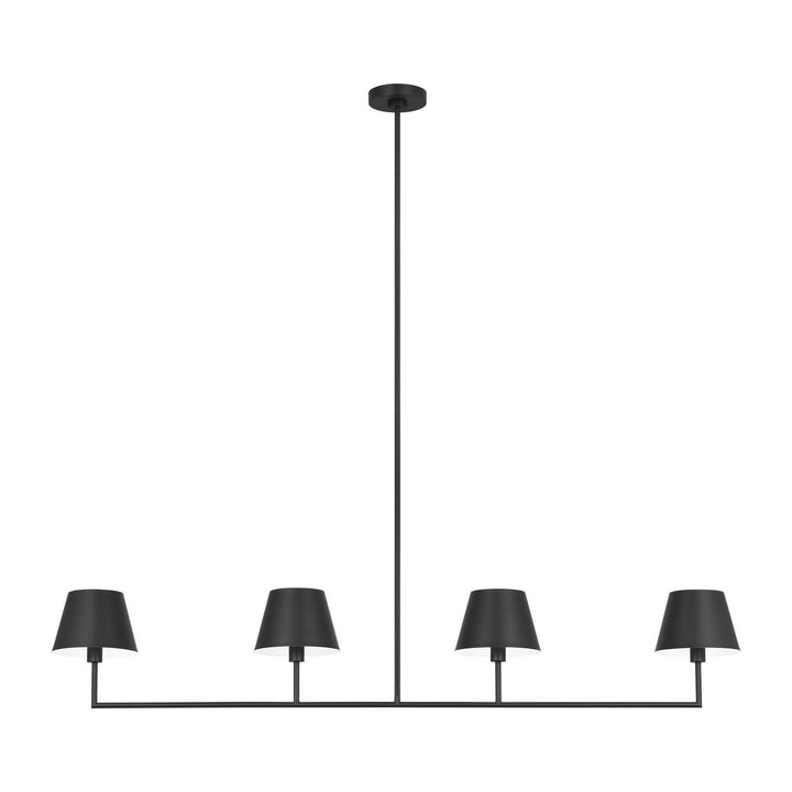 Visual Comfort Studio Canada - DJC1274MBK - Four Light Linear Chandelier - Ender - Midnight Black