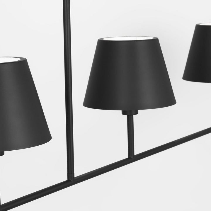 Visual Comfort Studio Canada - DJC1274MBK - Four Light Linear Chandelier - Ender - Midnight Black