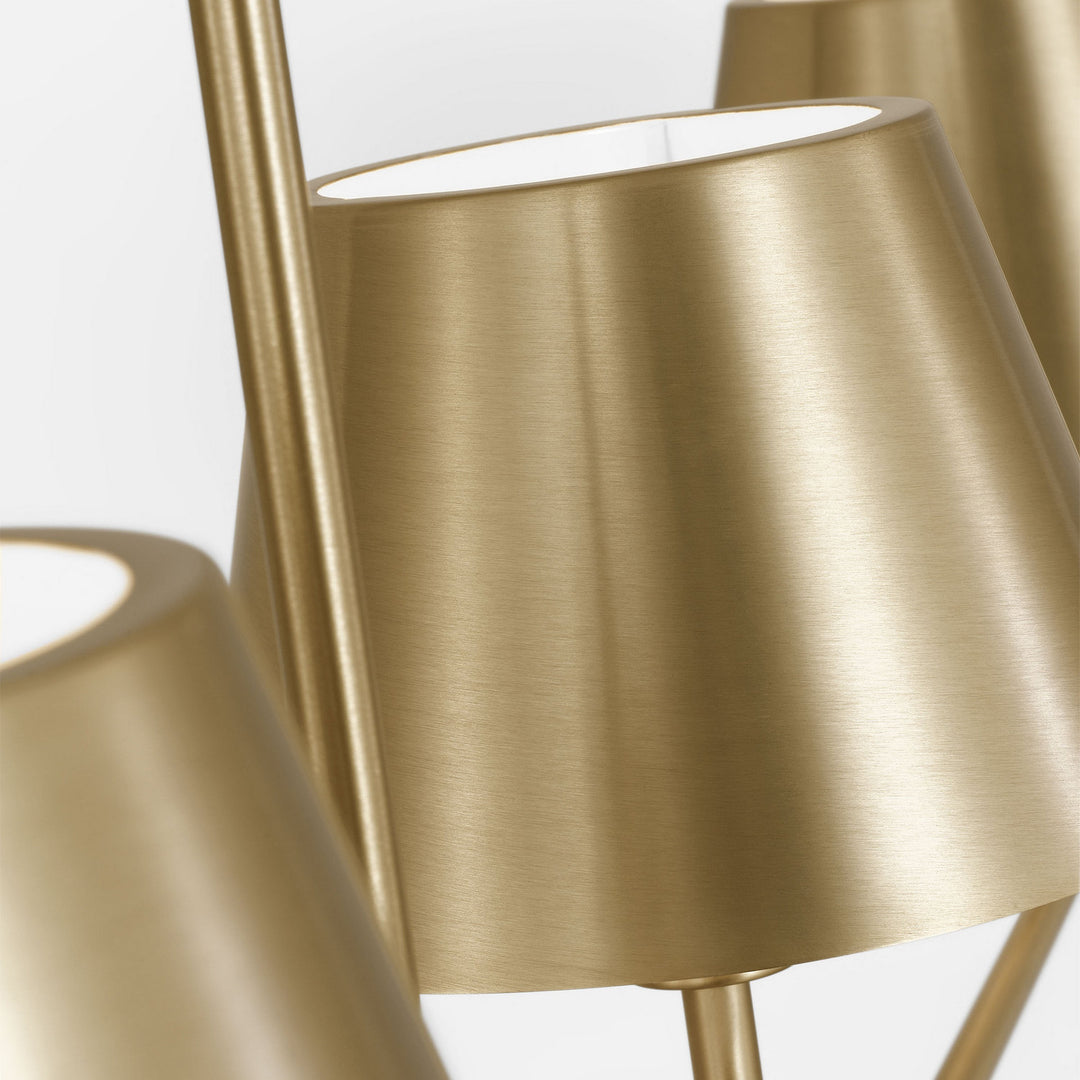 Visual Comfort Studio Canada - DJC1274SB - Four Light Linear Chandelier - Ender - Satin Brass