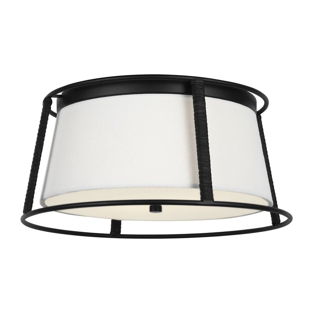 Visual Comfort Studio Canada - DJF1002MBK - Two Light Flush Mount - Cortes - Midnight Black