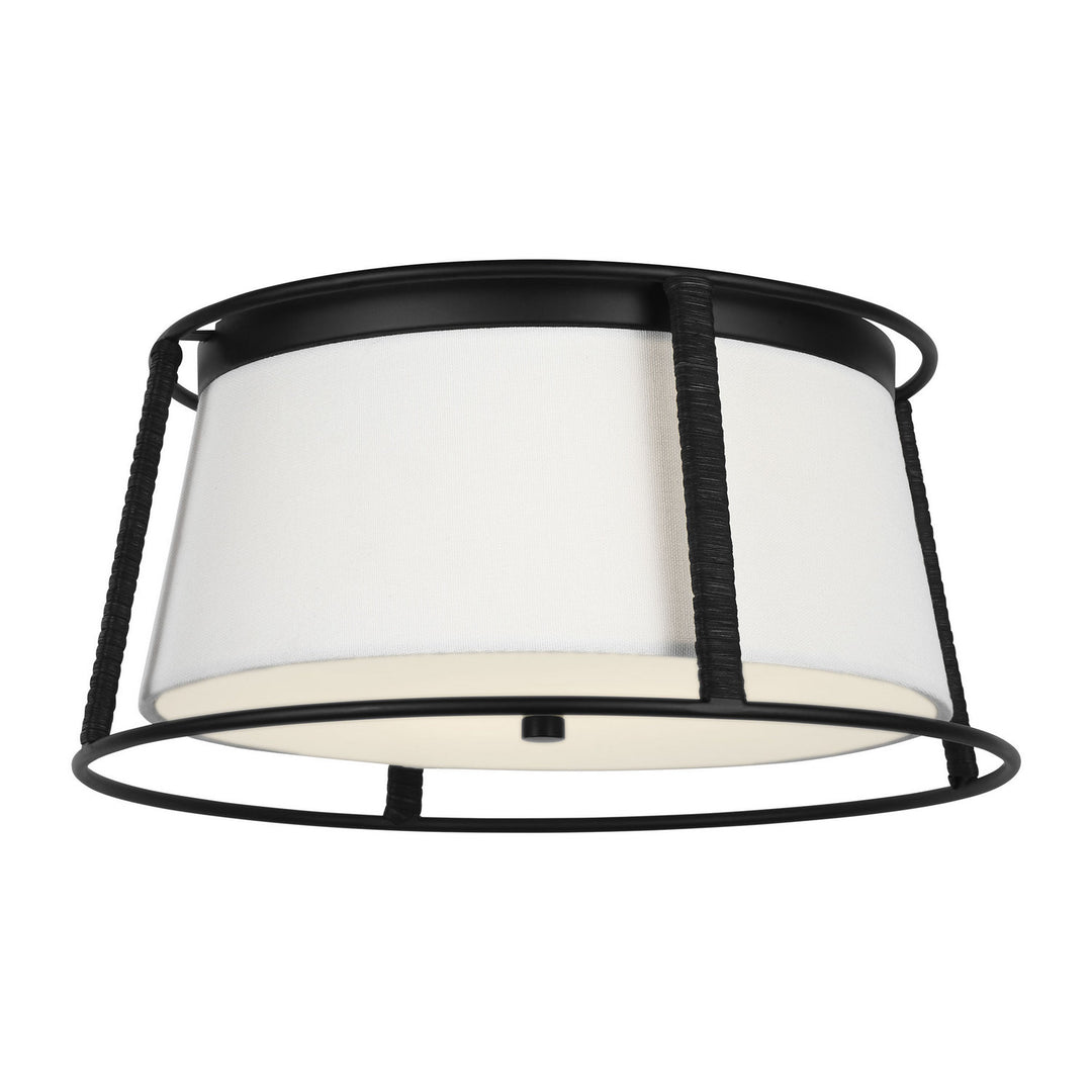 Visual Comfort Studio Canada - DJF1002MBK - Two Light Flush Mount - Cortes - Midnight Black