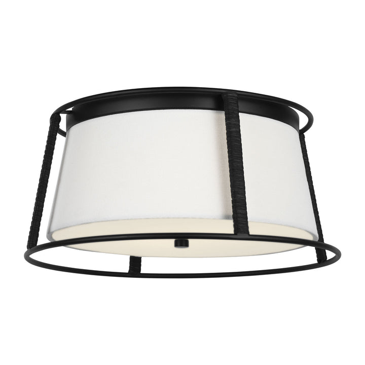 Visual Comfort Studio Canada - DJF1002MBK - Two Light Flush Mount - Cortes - Midnight Black
