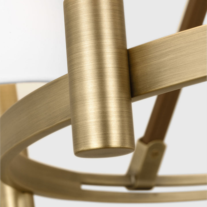 Visual Comfort Studio Canada - LC1246TWB - Six Light Chandelier - Grayson - Time Worn Brass