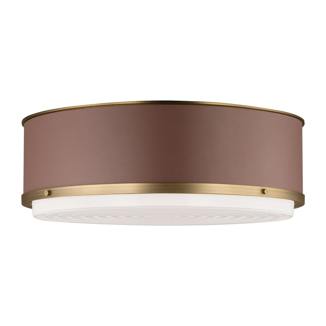Visual Comfort Studio Canada - LF1053TWB - Three Light Flush Mount - Marlow - Time Worn Brass