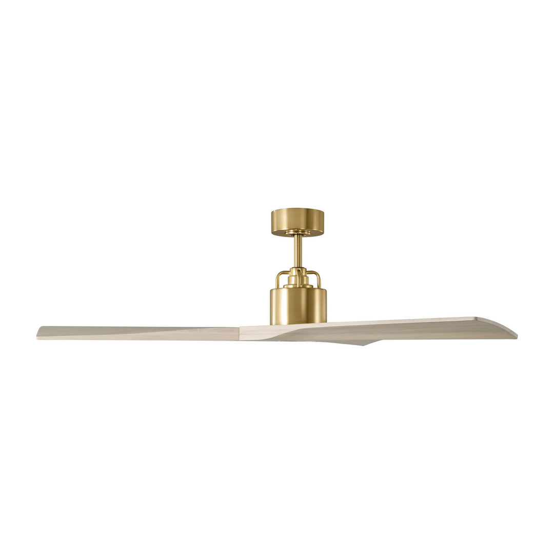 Visual Comfort Fan Canada - 3ALMSM52BBSWWO - 52" Ceiling Fan - Alma - Burnished Brass