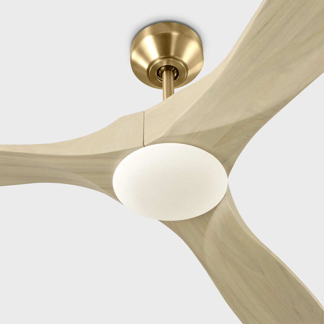 Visual Comfort Fan Canada - 3MAVSM60BBSWWOD - 60" Ceiling Fan - Maverick - Burnished Brass
