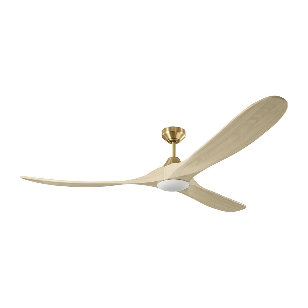 Visual Comfort Fan Canada - 3MAVSM70BBSWWOD - 70" Ceiling Fan - Maverick - Burnished Brass