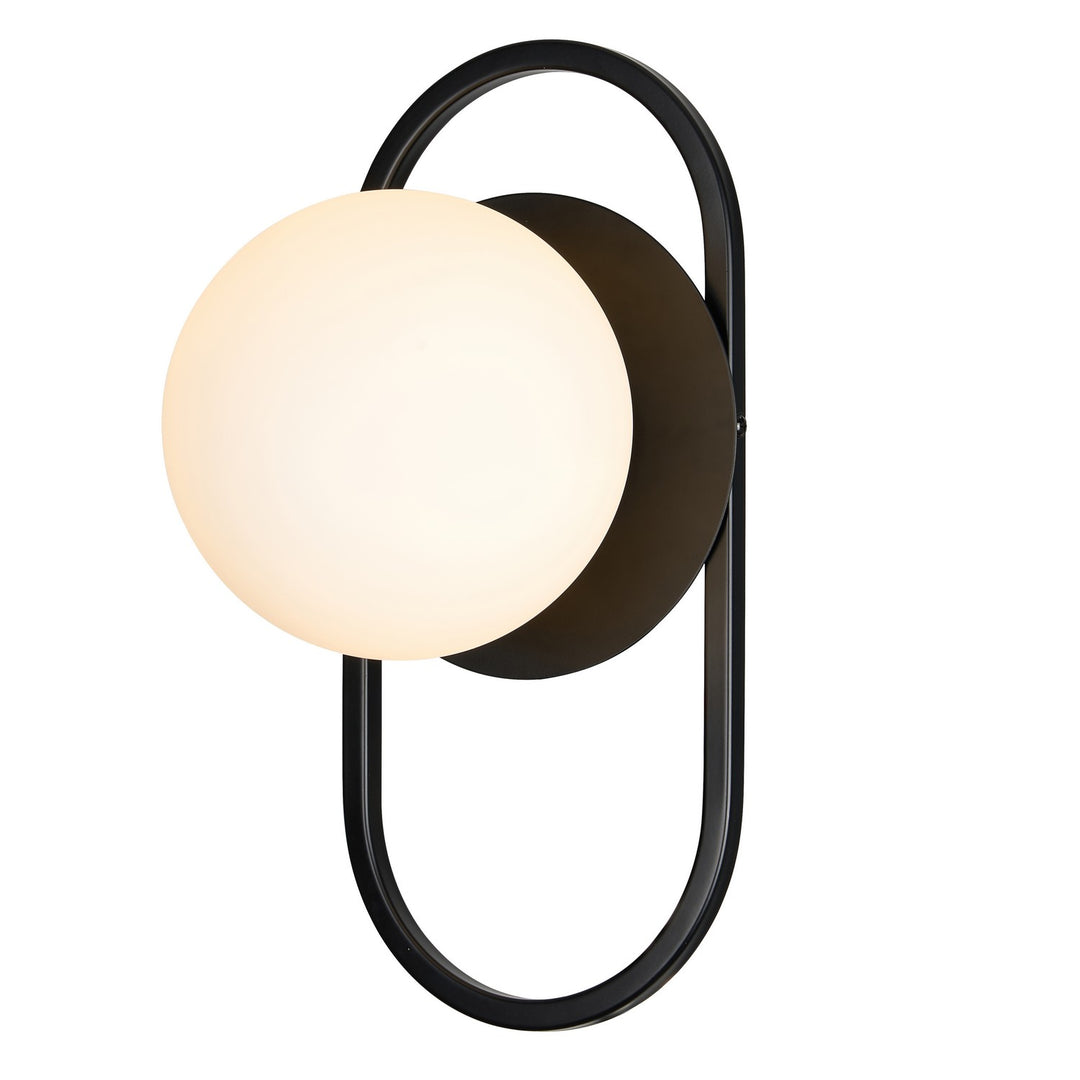 Dainolite Canada - BUR-121W-MB-WH - One Light Wall Sconce - Burlat - White