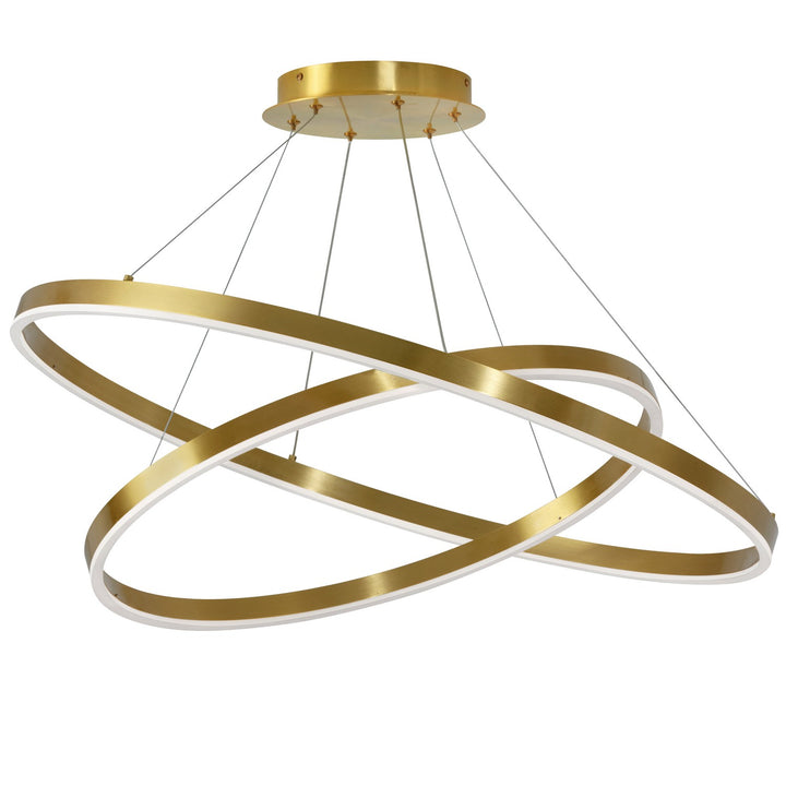 Dainolite Canada - CIR-3397C-5CCT-AGB - LED Chandelier - Circulo - Aged Brass
