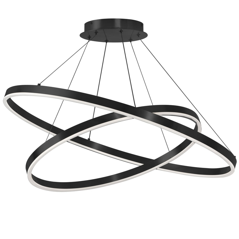 Dainolite Canada - CIR-3397C-5CCT-MB - LED Chandelier - Circulo - Matte Black
