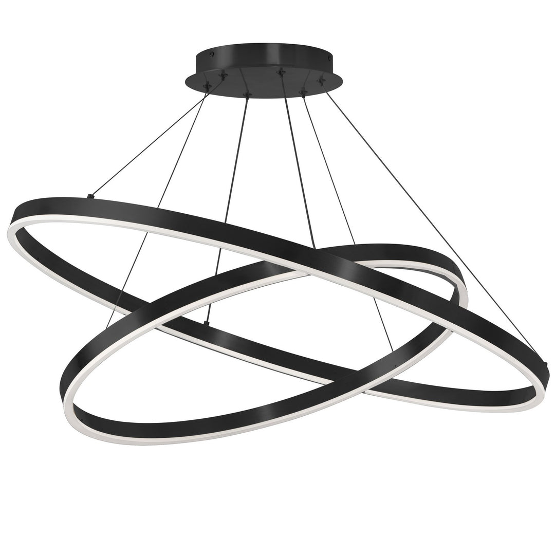 Dainolite Canada - CIR-3397C-5CCT-MB - LED Chandelier - Circulo - Matte Black