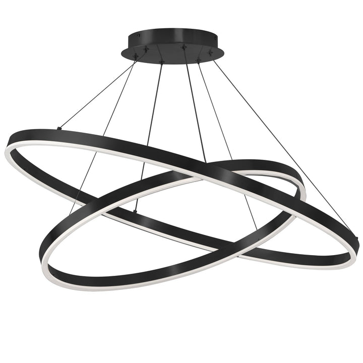 Dainolite Canada - CIR-3397C-5CCT-MB - LED Chandelier - Circulo - Matte Black