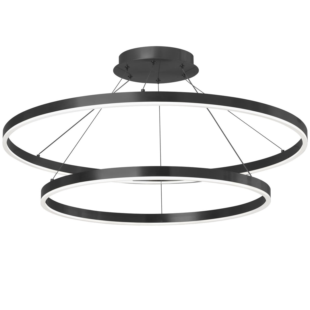 Dainolite Canada - CIR-3397C-5CCT-MB - LED Chandelier - Circulo - Matte Black