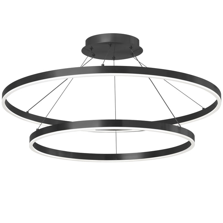 Dainolite Canada - CIR-3397C-5CCT-MB - LED Chandelier - Circulo - Matte Black