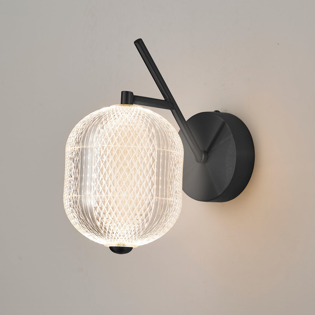 Dainolite Canada - PRI-137LEDW-MB - One Light Wall Sconce - Peri - Clear