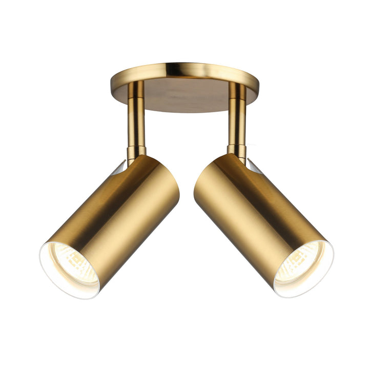 Dainolite Canada - STY-72SPT-AGB - Two Light Spotlight - Stanly - Aged Brass