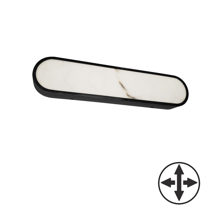 Dainolite Canada - WSH-2230LEDW-MB - One Light Wall Sconce - Walsh - Alabaster