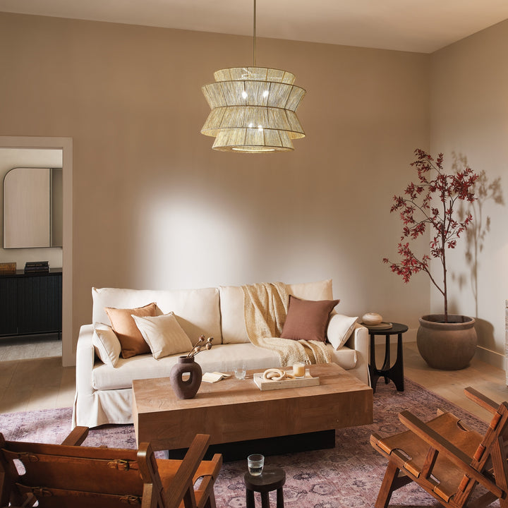 Kichler Canada - 52735CPZ - Four Light Pendant - Ophira - Champagne Bronze