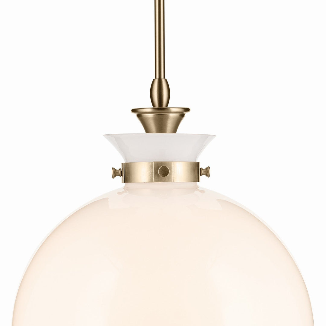 Laria One Light Pendant in Champagne Bronze Kichler Canada