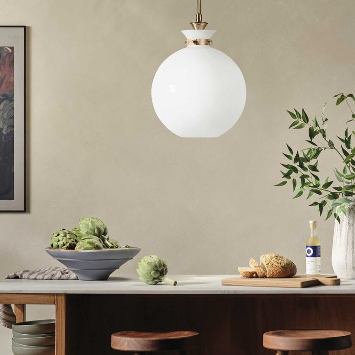 Laria One Light Pendant in Champagne Bronze Kichler Canada