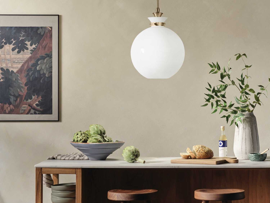 Laria One Light Pendant in Champagne Bronze Kichler Canada